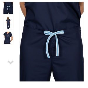 Limited Edition Blue sky scrubs pants navy